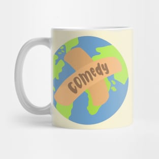 Healing the world with comedy Mug